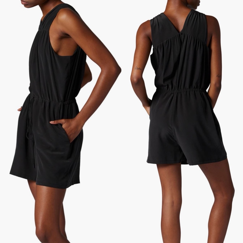 Equipment Black Sleeveless Romper